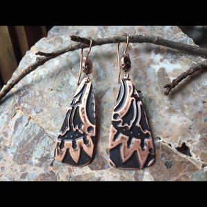 Handmade Copper Earrings